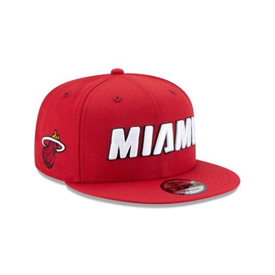Miami Heat Gorra | New Era NBA Statement Edition 9fifty Snapback Cap Mexico - Rojos